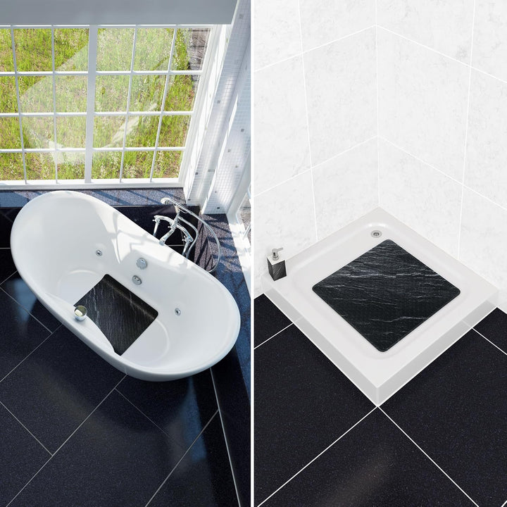 Sanilo Badematte 53 x 53 cm, rutschfeste Duschmatte für Dusche und Badewanne, Antirutschmatte maschi