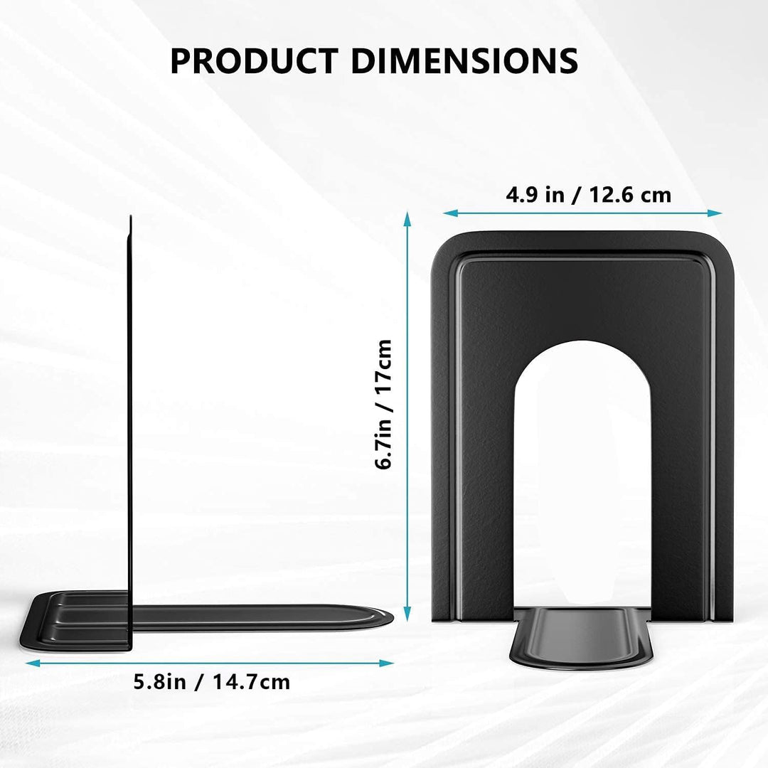 DARUITE Buchstütze Buchstützen Metall Bücherhalter Bücherstützen Bücherständer Book Holder Bücherreg
