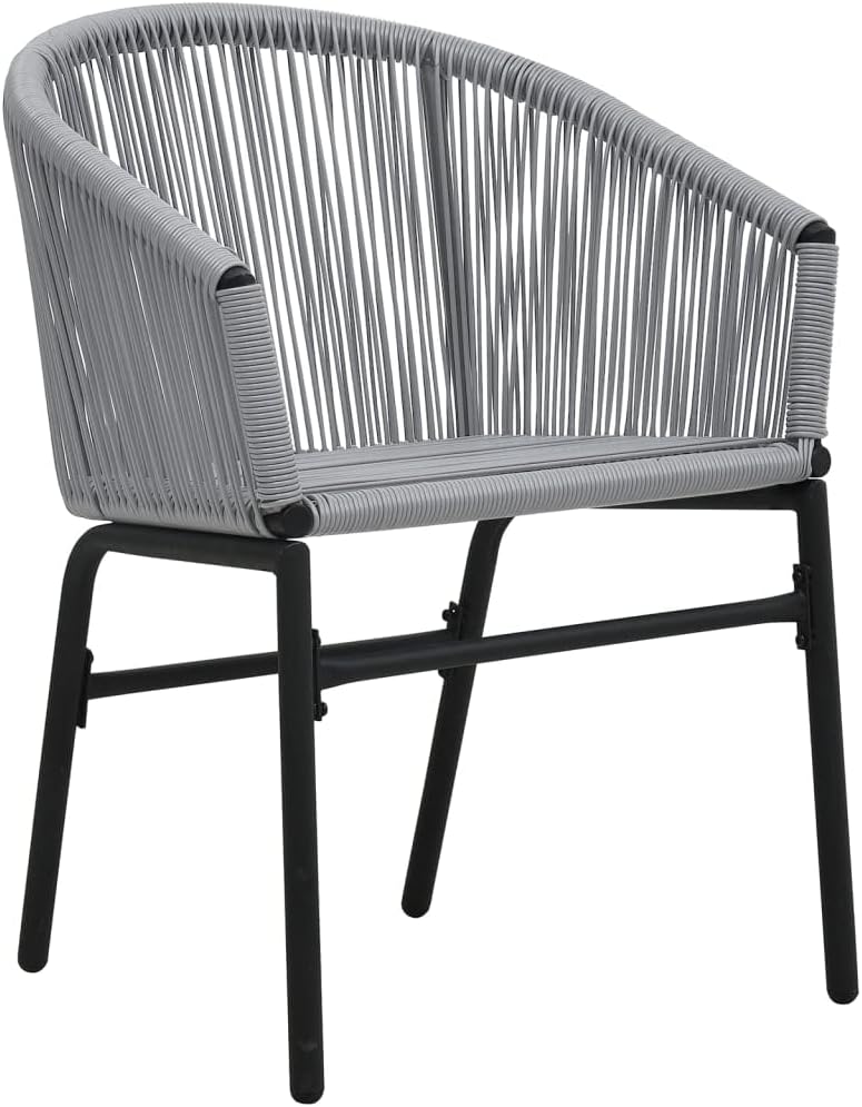 vidaXL Bistroset 3-TLG. mit Kissen Balkonset Gartenmöbel Sitzgruppe Balkonmöbel Garnitur Gartenset B