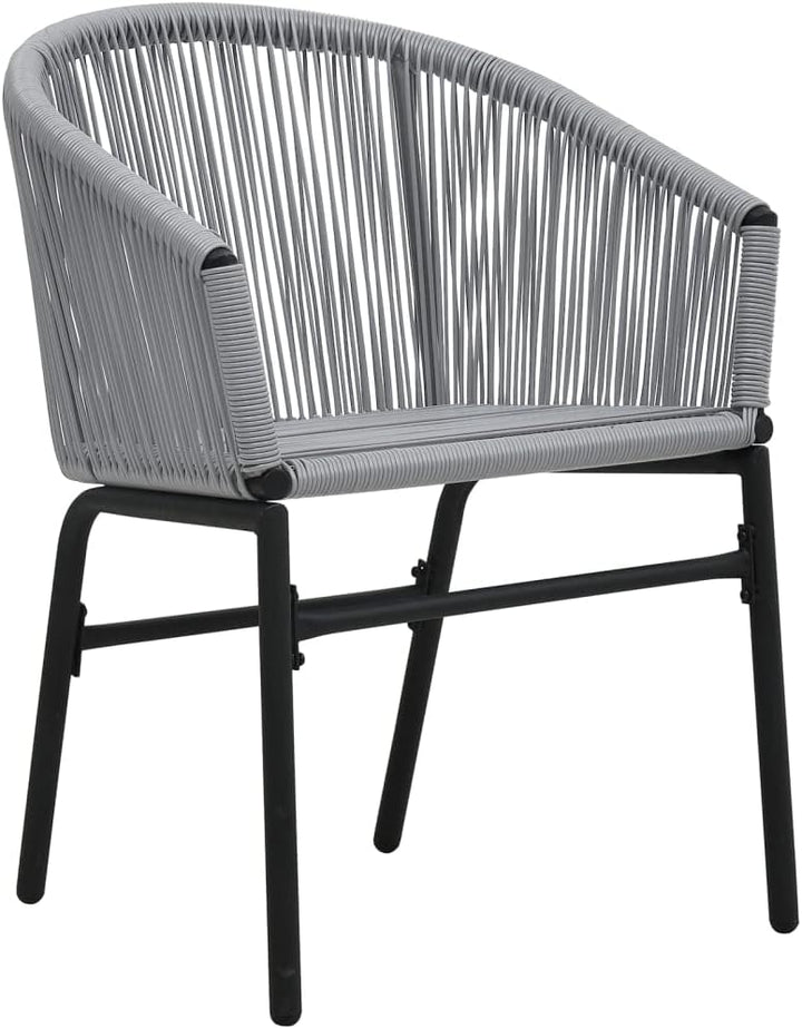 vidaXL Bistroset 3-TLG. mit Kissen Balkonset Gartenmöbel Sitzgruppe Balkonmöbel Garnitur Gartenset B