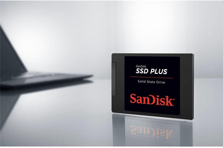 SanDisk SSD PLUS 1 TB Sata III 2.5 Inch Internal SSD, Up to 535 MB/s, Black 1TB bis zu 535 MB/Sek Si
