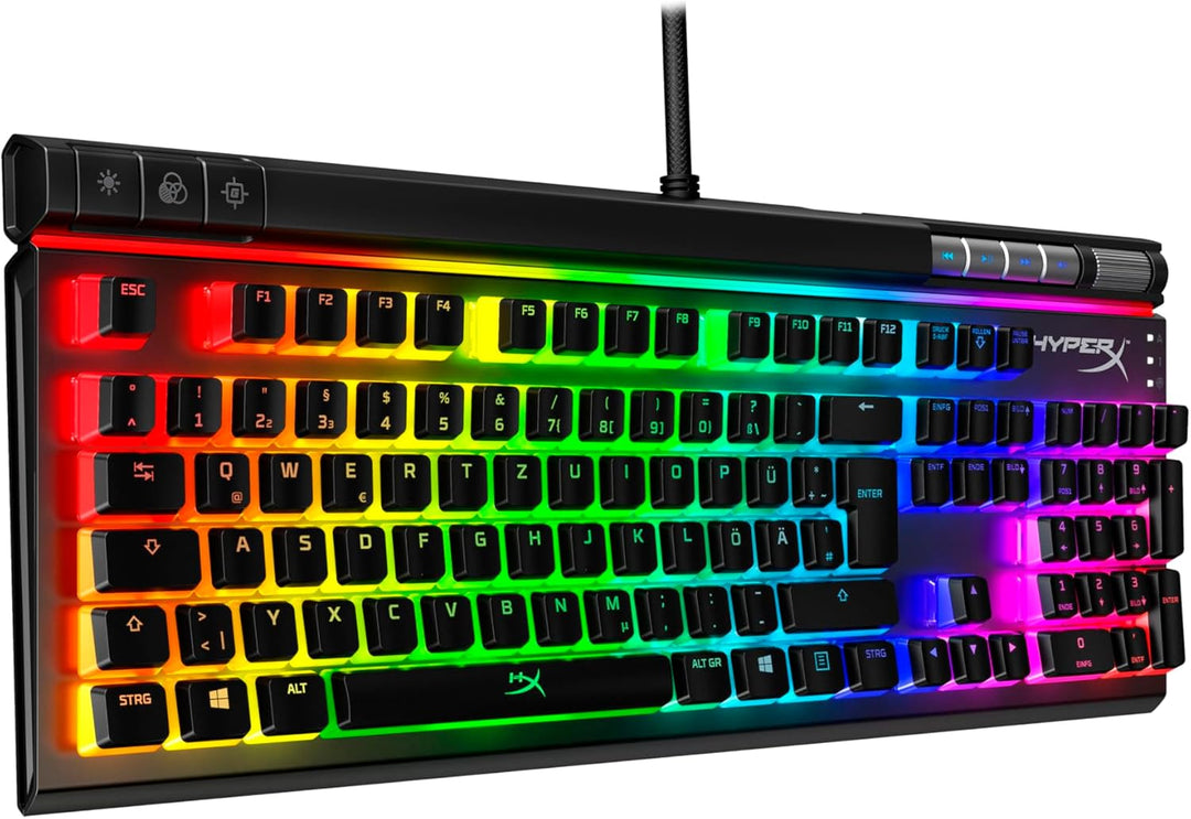 HyperX Alloy Elite 2 – Mechanische Gaming-Tastatur, Software-gesteuerte Beleuchtung und Makroanpassu