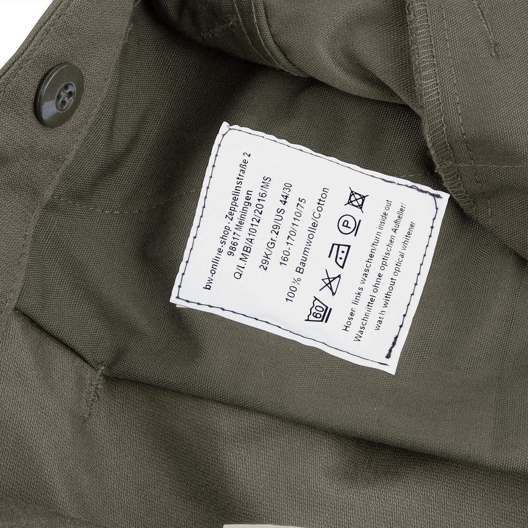 bw-online-shop Bundeswehr Moleskinhose BW Feldhose Original 54 Oliv, 54 Oliv