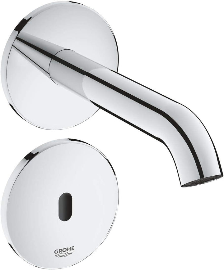 GROHE Essence E - Infrarotelektronik für Waschtisch- Wandarmatur (ohne Mischung, thermische Desinfek