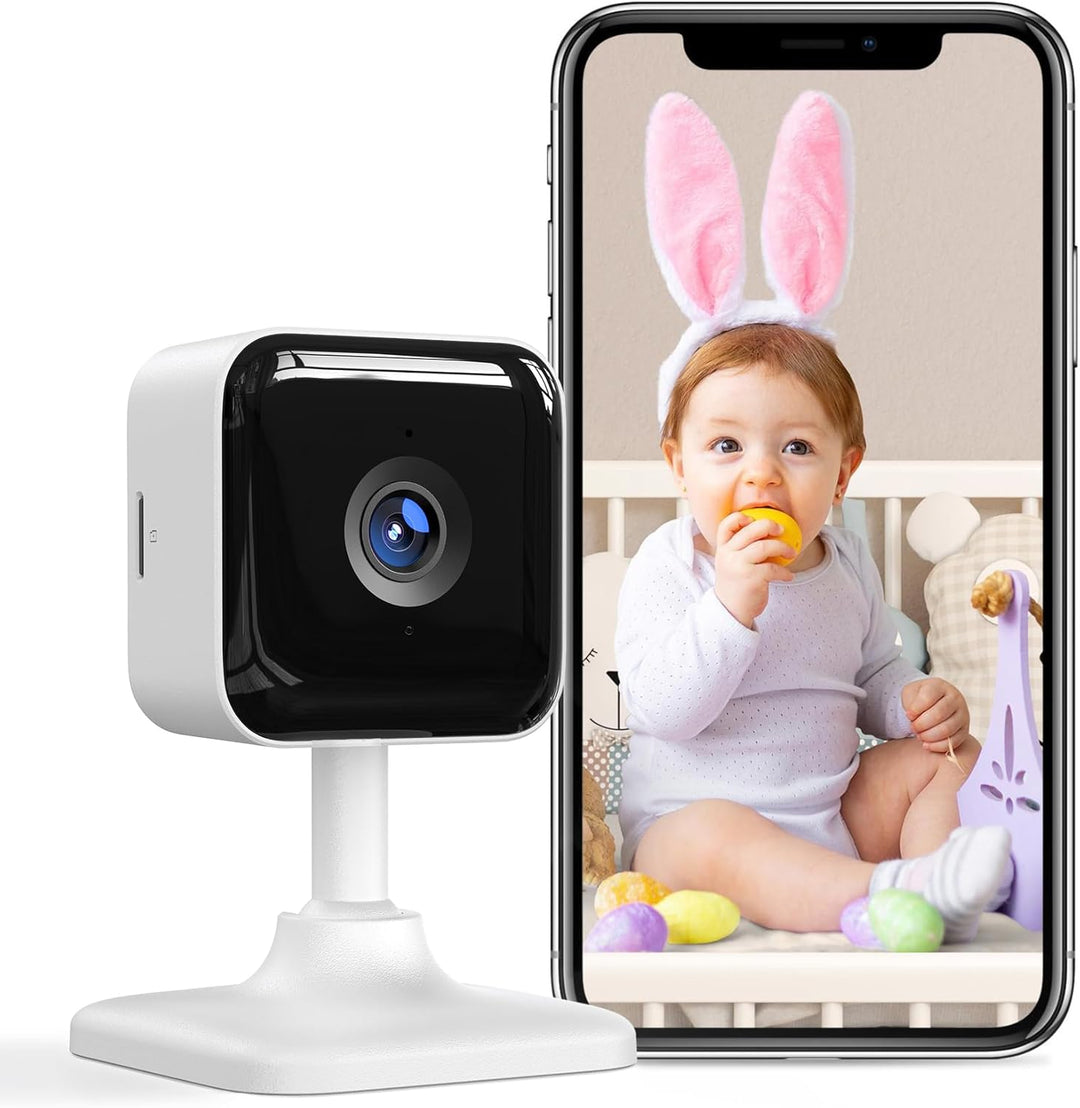GNCC Babyphone mit Kamera, Baby Monitor mit Kamera und app, 1080P Baby Kamera WLAN, Babyphone mit Na