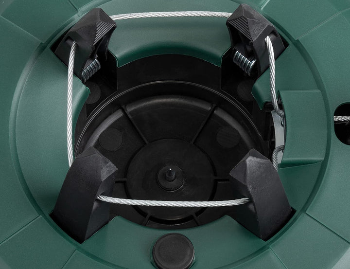 Brandsseller Christbaumständer bis zu 2,5 m Bäume mit Fusshebeltechnik EIN-Seil-Technik und Sicherun