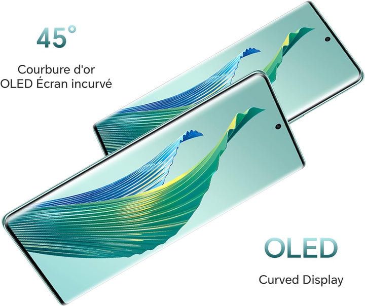 HONOR HONOR Magic5 Lite 5G Handy, Smartphone Akku 5100mAh, AMOLED gebogener Bildschirm 120Hz, dünn u