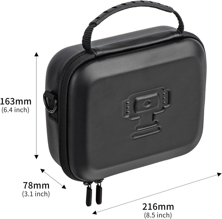 DJI Osmo Pocket 3 Zubehör, Tasche + Objektivschutz + Displayschutzfolie, Tragbarer Aufbewahrungs Kof