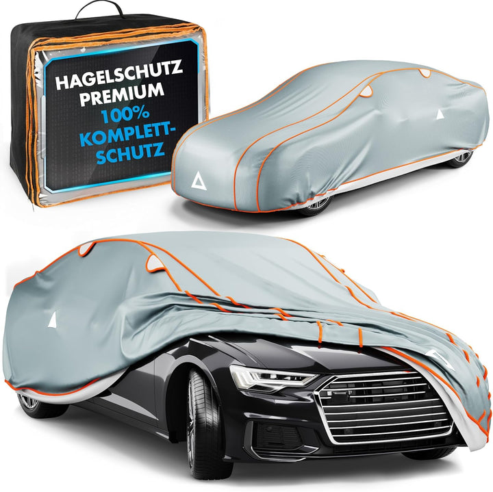 WALSER Auto Hagelschutzplane Vollschutz wasserdichte atmungsaktive Hagelschutzgarage für optimalen H