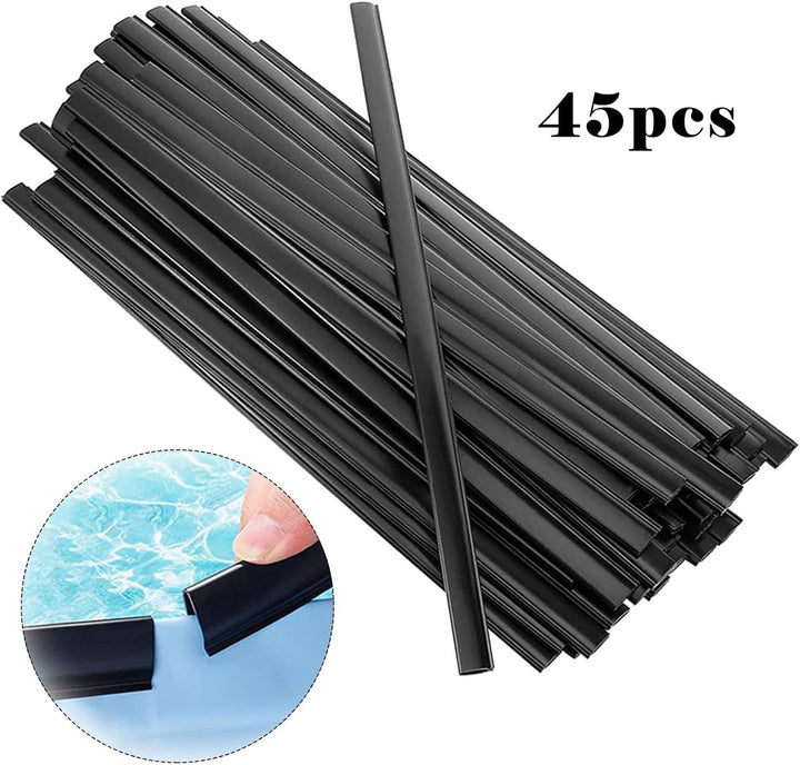 45 Stück Schwimmbad flache Abdeckstreifen, Pool-Liner Response Strip Set, flache Liner Coping Streif
