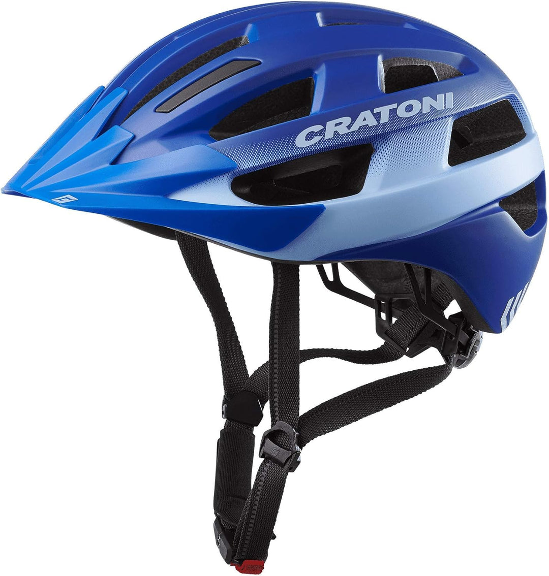Cratoni Velo-X Helm schwarz 2022 Fahrradhelm blau S/M (52-57 cm), blau S/M (52-57 cm)
