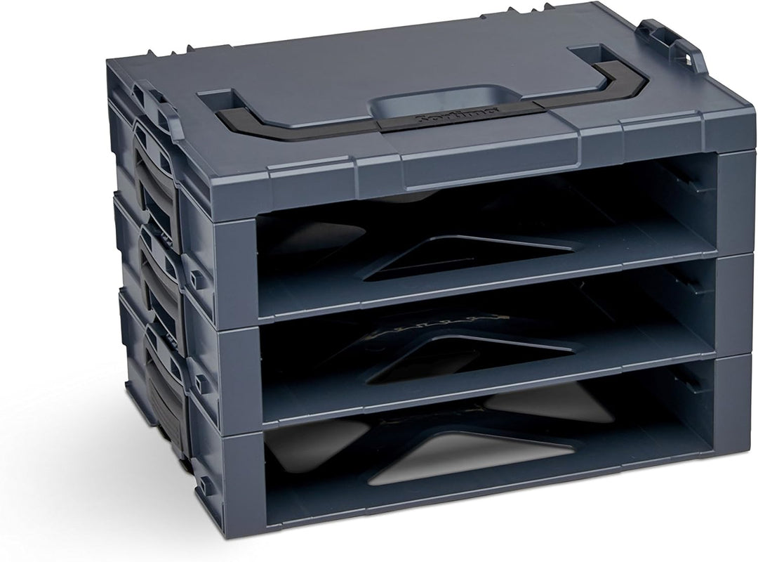 Bosch Sortimo i-Rack 3 Fach in Anthrazit für Werkzeugkoffer | Innovatives Transportsystem | Bosch We