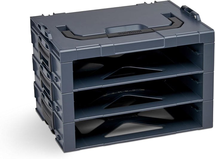 Bosch Sortimo i-Rack 3 Fach in Anthrazit für Werkzeugkoffer | Innovatives Transportsystem | Bosch We