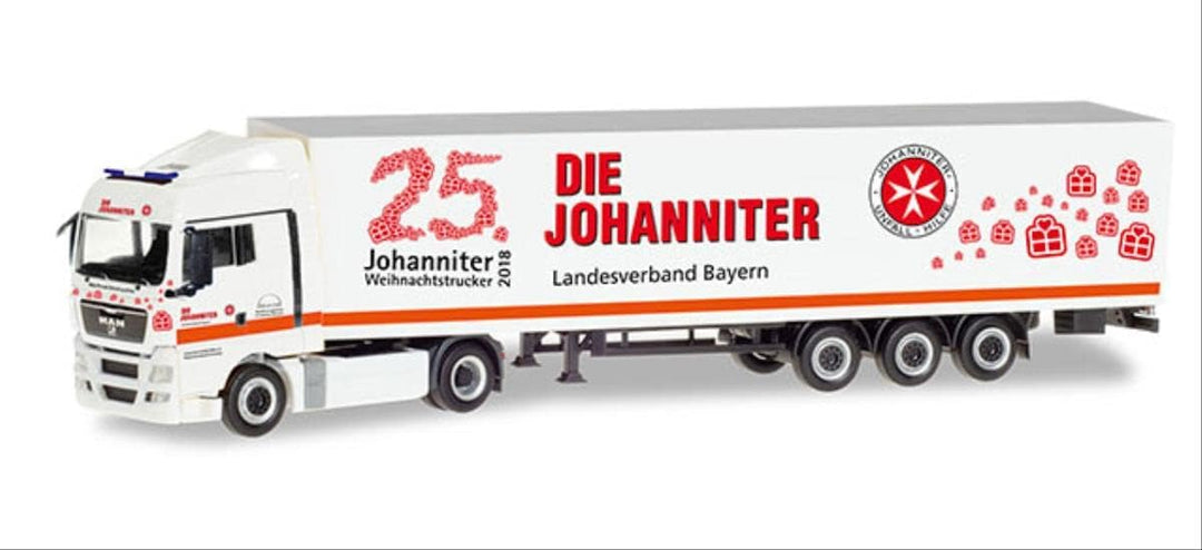 Herpa 309851 Man TGX Johanniter Weihn, Farbe