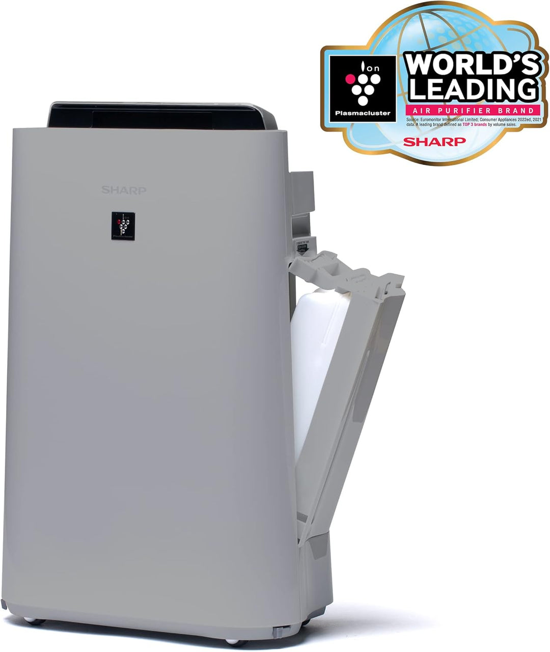 SHARP UA-HD50E-L Luftreiniger (mit Befeuchtungsfunktion, Verbesserung der Luftqualität, Ideal für Al