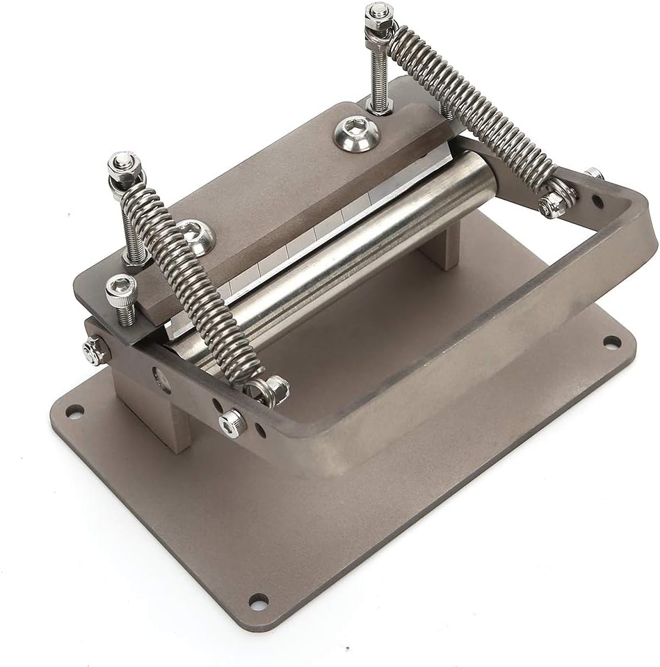 Lederschaufelmaschine DIY Handbuch Leder Skiver Schaufelhautmaschine für handgemachtes Leder Skiving