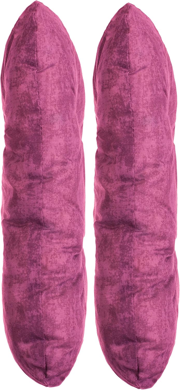 Brandsseller Kissen-Set Sitzkissen Dekokissen Stuhlkissen Zierkissen Stuhlauflage 2er-Set, Beere