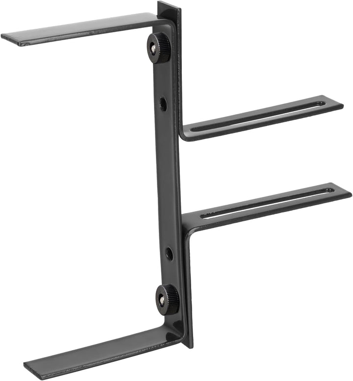 com-four® 4X Blumenkastenhalter für Balkon-Brüstungen und Geländer - Flexible Befestigung aus Metall