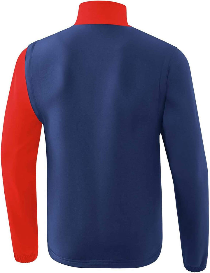 Erima 5-C Jacke mit abnehmbaren Ärmeln Herren S BlauRotWeiss, S BlauRotWeiss