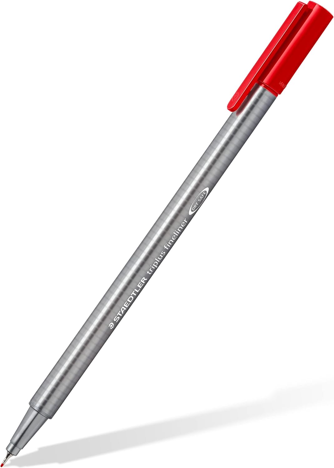 STAEDTLER dreikantiger Fineliner triplus, superfeine, metallgefasste 0,3 mm Spitze, ergonomischer Dr