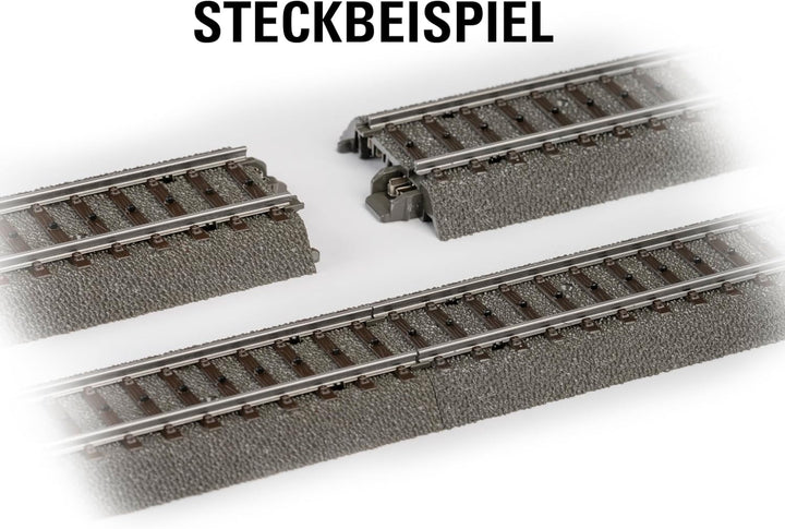 Märklin 24077 H0 Gerades Gleis, 77,5 mm, 10er Set