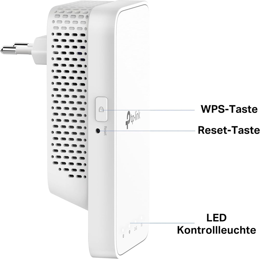 TP-Link RE330 WLAN Verstärker Repeater AC1200 (867MBit/s 5GHz + 300MBit/s 2,4GHz, WLAN Verstärker, A