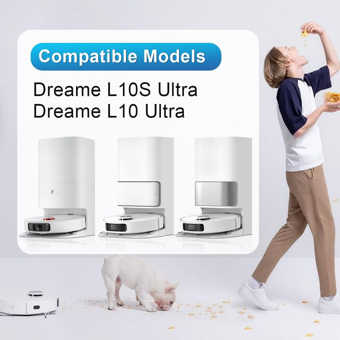 DrRobor Zubehör für Dreame L10s Ultra/ L10 Ultra, Ersatzteile Set für Xiaomi X20+/ X10+ Saugroboter