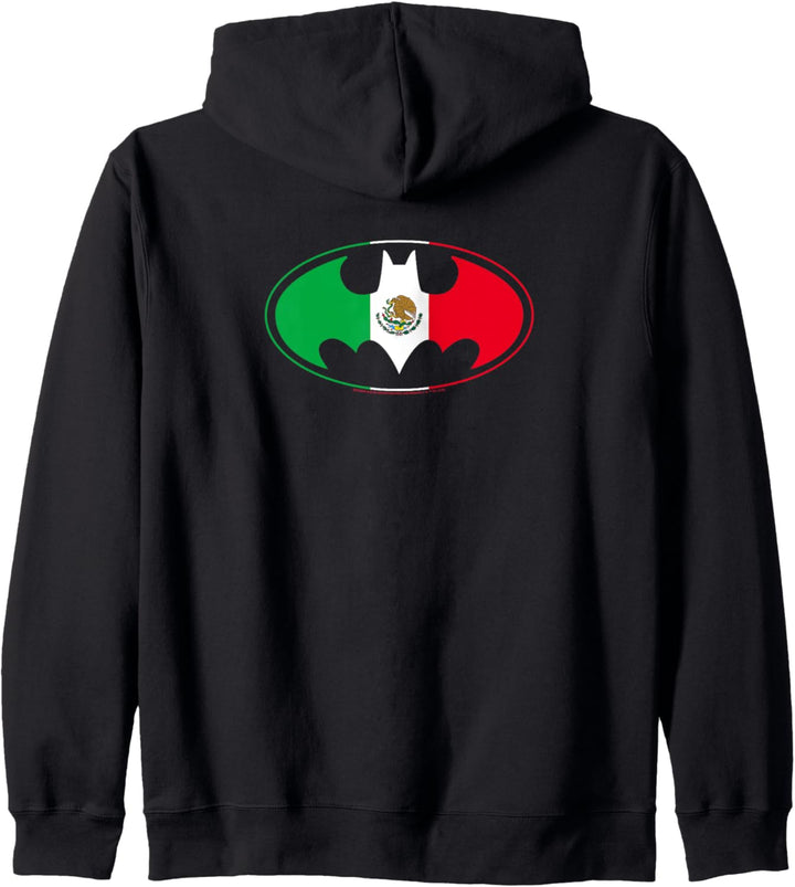 Batman Mexican Flag Shield Kapuzenjacke
