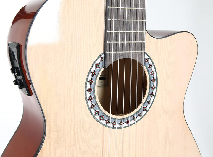 PURE GEWA E-Akustik Klassikgitarre BasicPlus 4/4 natural Natural 4/4 E-Akustik, Natural 4/4 E-Akusti