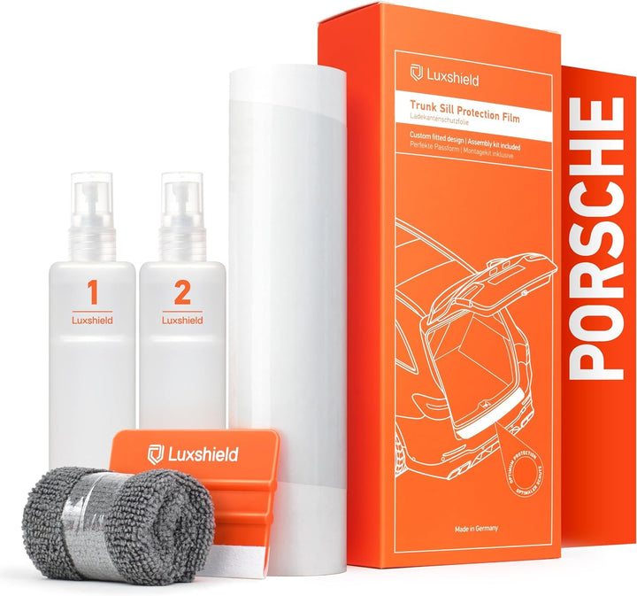 Luxshield Ladekantenschutz Folie für Porsche Macan 1 (I) 95B Facelift I 2018-2021 - Stossstangenschu