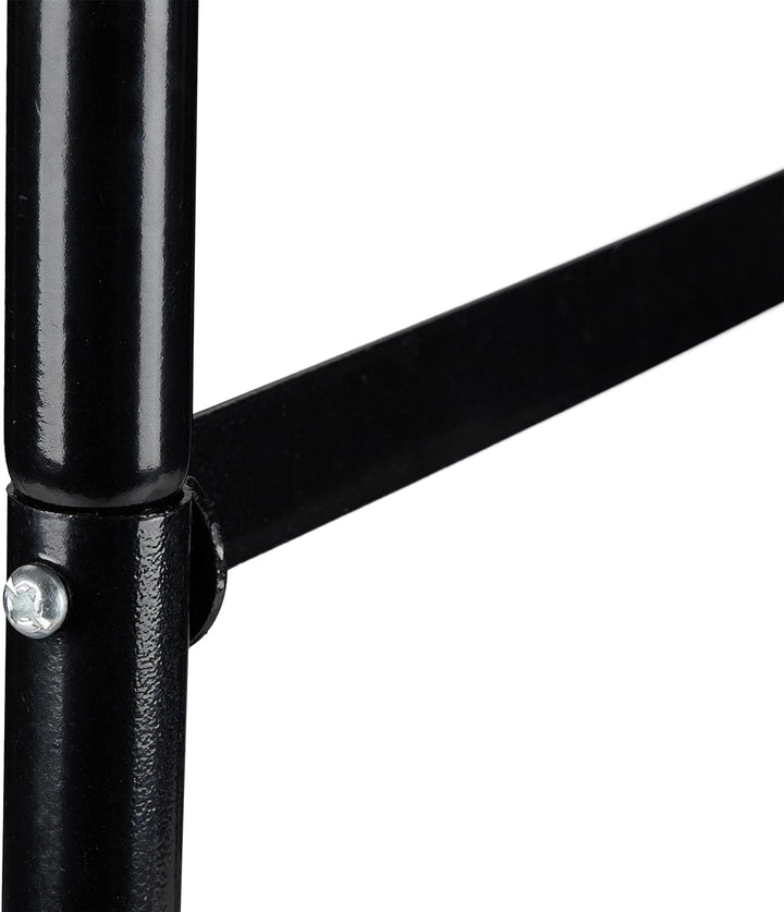 Relaxdays Kaminholzwagen, 2 Reifen & 2 Rollen, bis 60 kg, Brennholzwagen Stahl, Holztransport & -auf