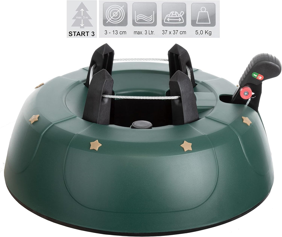 Brandsseller Christbaumständer Weihnachtsbaumständer Tannenbaumständer mit Fusshebeltechnik, EIN-Sei