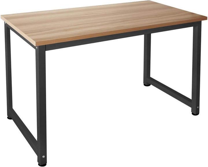 Kingpower Tisch Computertisch PC Schreibtisch Bürotisch 120 x 60 cm Auswahl, Farbe:Schwarz/Weiss Sch
