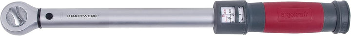 Kraftwerk 3233 Click Drehmomentschluessel 3/8 Zoll 10 60 Nm, Noir, Rouge, Acier Inoxydable