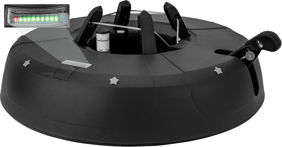 Star-Max Christbaumständer by F-H-S, Select 5, Anthrazit, mit patentierter LED Füllstandsanzeige, Mo