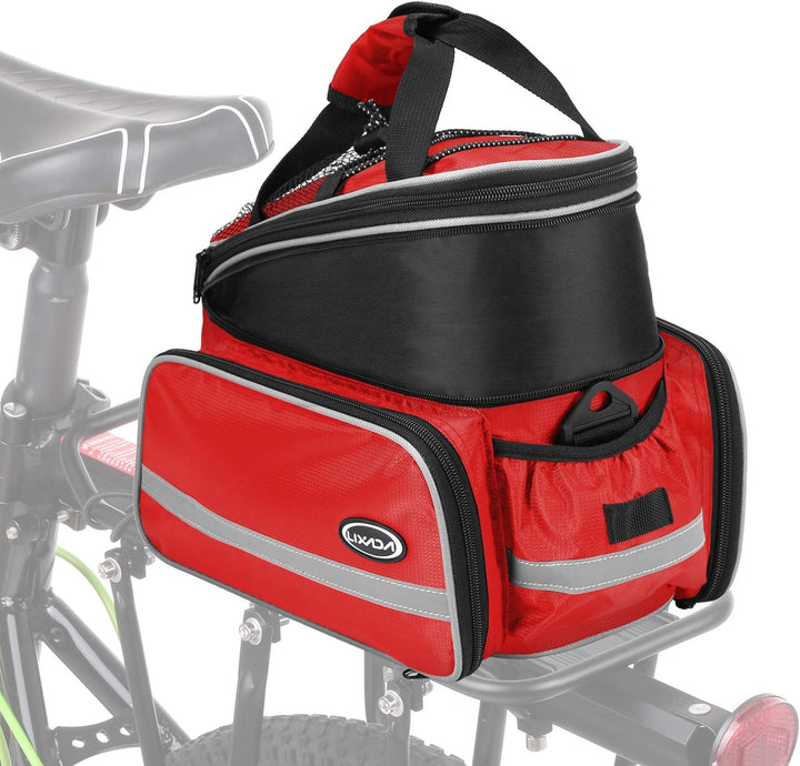 Lixada Radtasche, wasserdichte Fahrrad Satteltasche Gepäcktasche Gepäckträger Tasche Rucksack Seiten