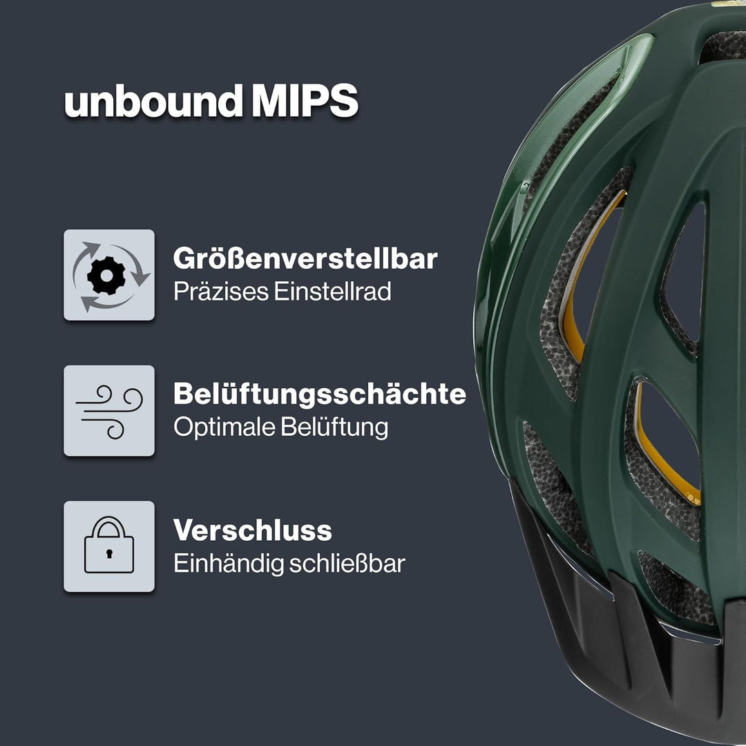 uvex unbound MIPS - sicherer MTB-Helm für Damen und Herren - MIPS-Sysytem - individuelle Grössenanpa
