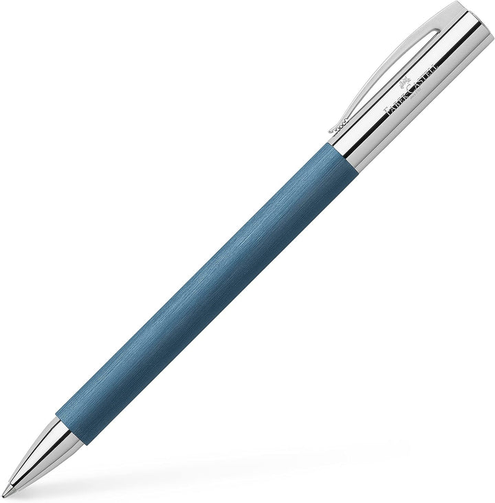 Faber-Castell 147145 - Kugelschreiber Ambition Edelharz, blau, dokumentenechte 0.5 mm Mine Edelharz