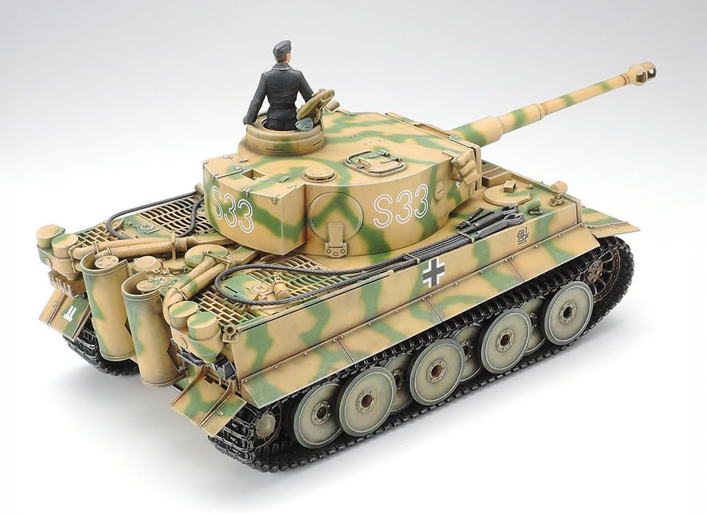 Tamiya 300035216 35216 1:35 Deutscher PzKpfw.VI Tiger I E Frühe (1), Modellbausatz,Plastikbausatz, B