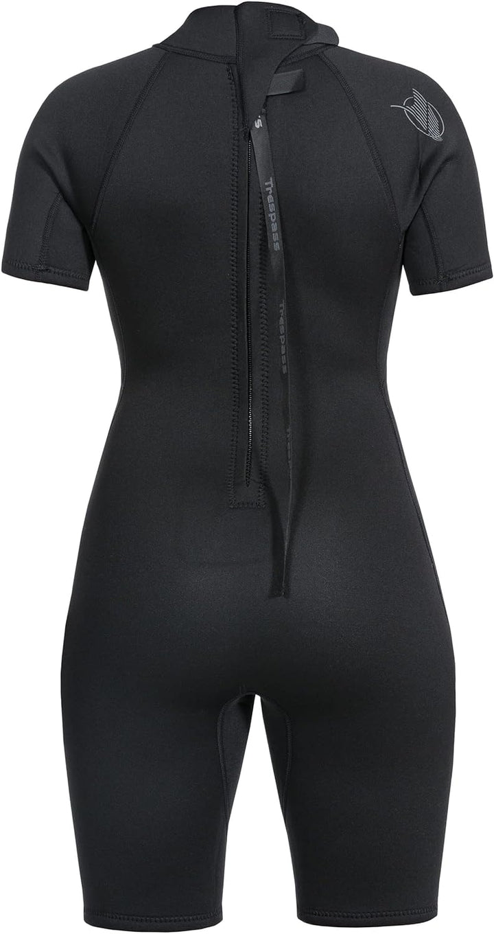 Trespass scubadive Damen Kurz Neoprenanzug M Schwarz, M Schwarz