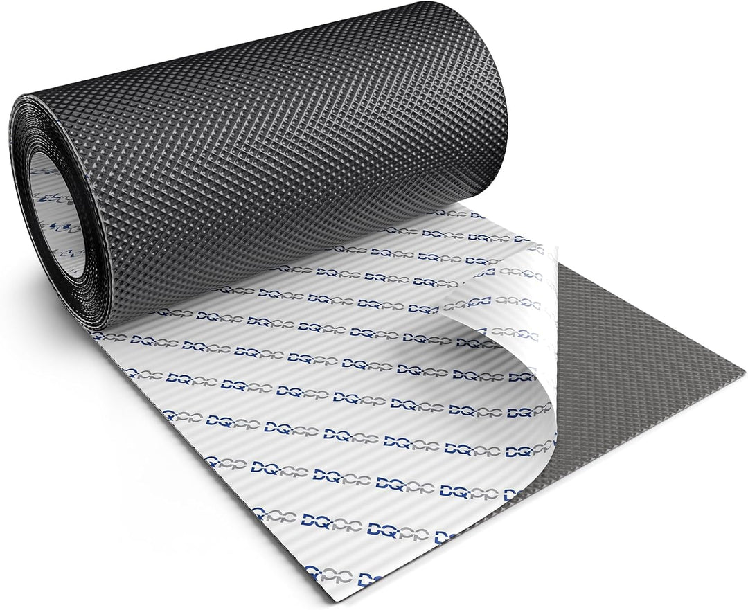 DQ-PP WANDANSCHLUSSBAND | Länge 5m | Breite 300mm | Graphit RAL 7016 | hochwertiges Aluminium und Bu