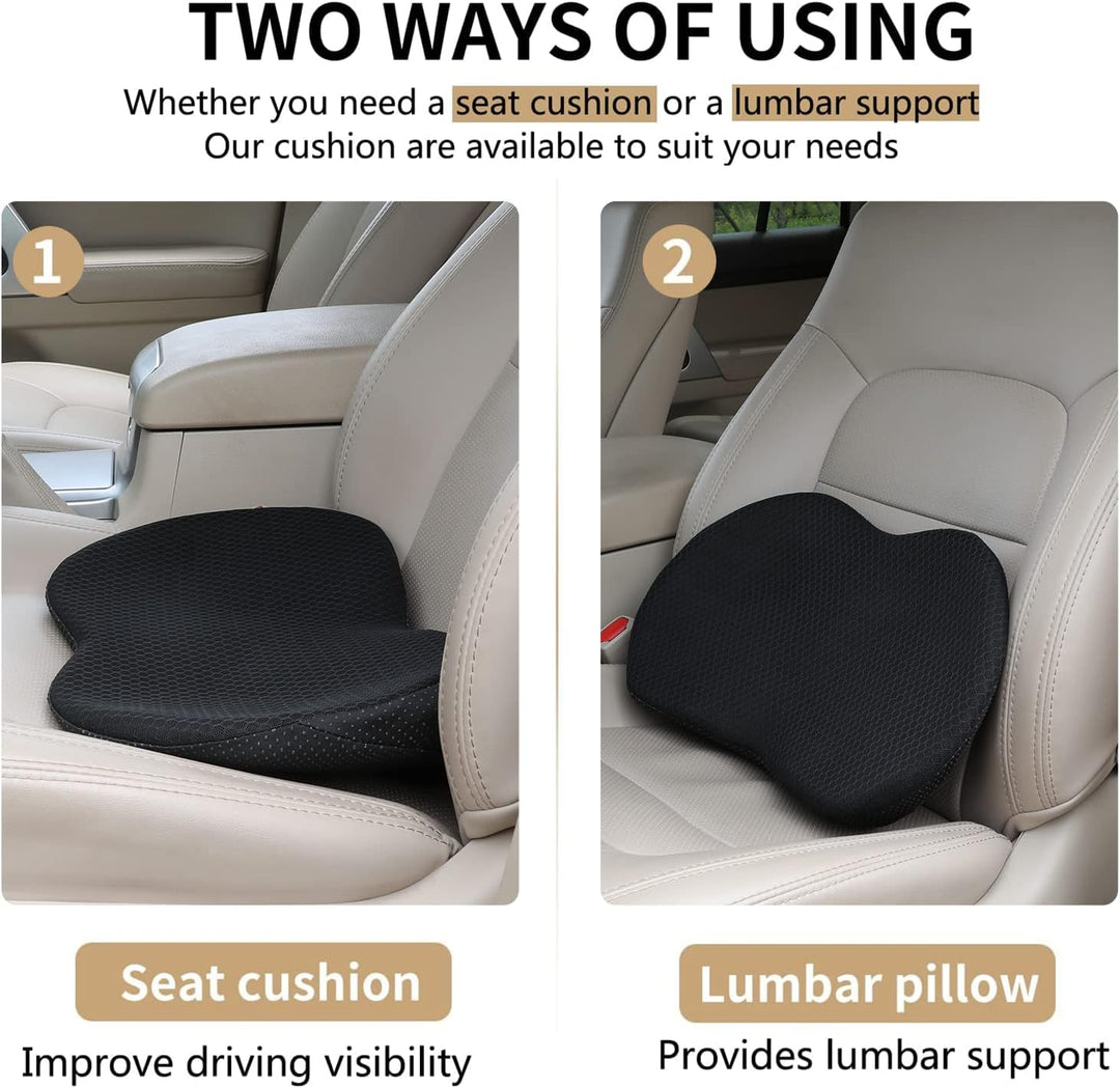 Livtribe Autositzkissen,Ergonomisches Sitzkissen für Auto,Memory Foam Autositzauflage,orthopädisches
