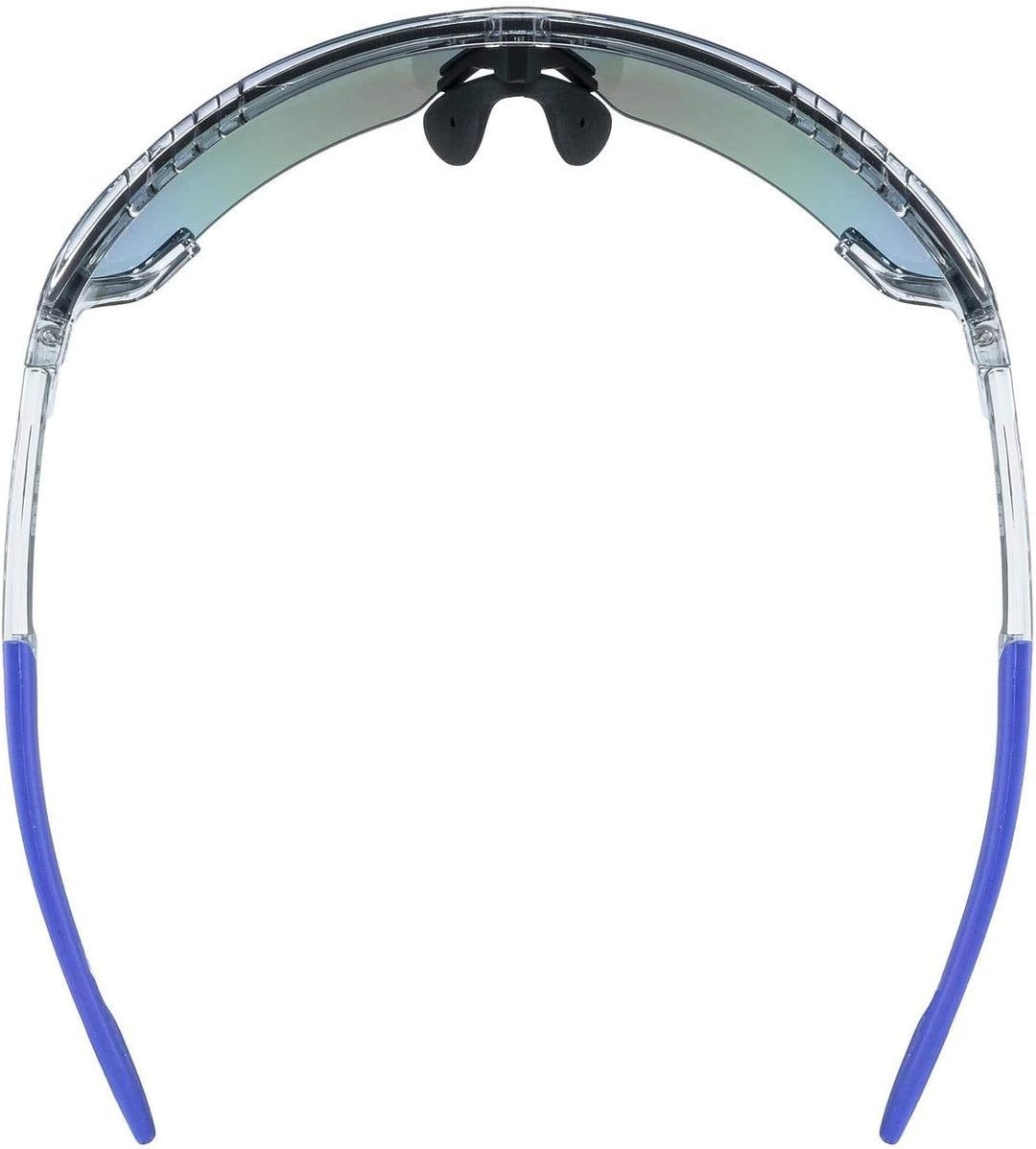 Uvex Unisex Sportstyle 707 Sportbrille (1er Pack) Einheitsgrösse clear/mirror blue, Einheitsgrösse c