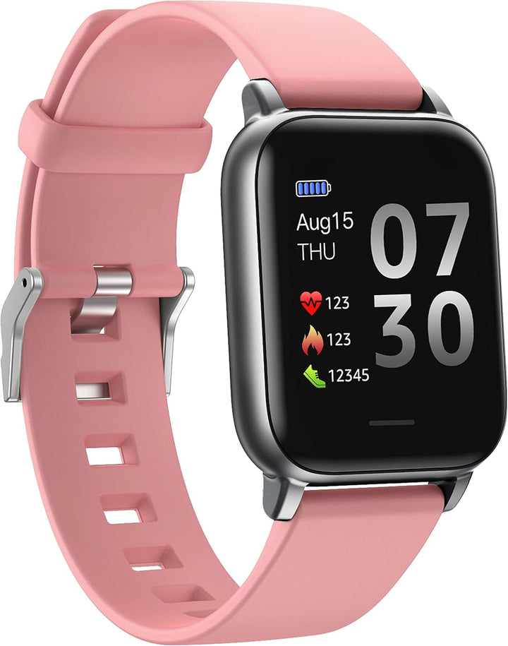 MicLee Damen Herren Smartwatch Fitness Armband Wasserdicht IP68 Farbbildschirm Fitness Uhr Fitnessuh