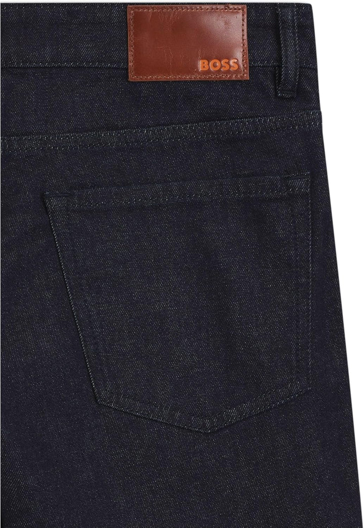 BOSS Herren H-Re.Maine Blaue Maine Regular-Fit Jeans aus bequemem Stretch-Denim 30W / 32L Dark Blue4