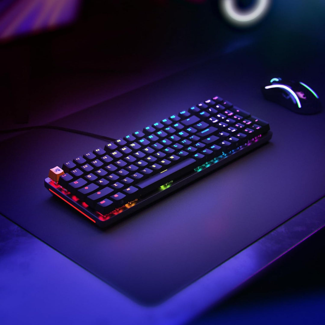 Glorious Gaming GMMK 2 Full Size (96%) – Mechanisches Gaming-Keyboard, Aluminiumrahmen, anpassbar, D
