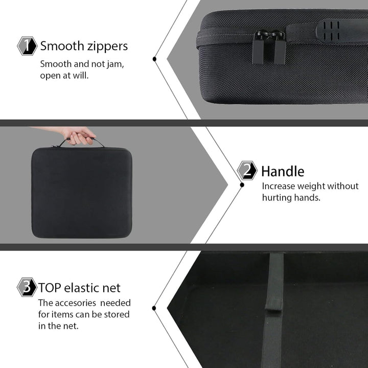 co2CREA Hart Reise Schutz Hülle Etui Tasche für Hercules DJControl Inpulse 200 / Numark Party Mix DJ