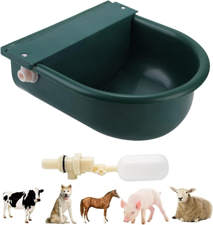 Breuaily Tränke für Pferde, Traumbad, automatischer Futternapf mit schwimmendem Ventil für Pferde, R