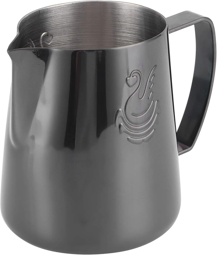 400ml Milchschaumkrug, Edelstahl Barista Milchkännchen Milchbecher Krugbecher Becher für Barista Ste