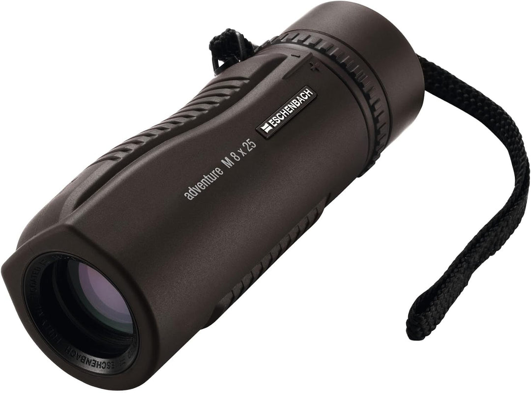 Eschenbach Optik Monokular adventure M 8 x 25, robust, geringes Gewicht, wasserdicht, braun, Mono